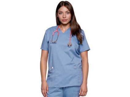 Zdravotnícka blúza REVOLUTION - nebeská modrá (Veľkosť XXS)