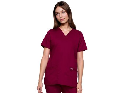 Zdravotnícka blúza REVOLUTION - vínová (Veľkosť XXS)