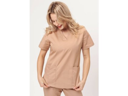 Zdravotnícka blúza Sunrise Basic FRESH - béžová (Veľkosť XXS)