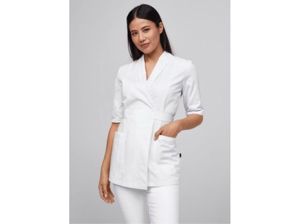 Zdravotnícka tunika ALEXANDRIA - biela (Veľkosť XS)