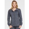 Dámska Advance blúza s dlhým rukávom na zapínanie - šedá (Veľkosť XXS)