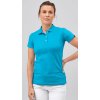 Dámska polokošeľa vo farbe - tyrkys (Veľkosť XS)