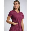 Dámska zdravotnícka blúza Cherokee Revolution ACTIVE STYLING - vínová (Veľkosť XXS)