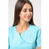 Dámske lekárske šaty SUNRISE UNIFORMS CHARM - aqua (Veľkosť XXS)
