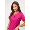 Dámske lekárske šaty SUNRISE UNIFORMS CHARM - fuschia (Veľkosť XXS)