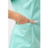 Dámske lekárske šaty SUNRISE UNIFORMS CHARM - mätová (Veľkosť XXS)