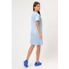 Dámske lekárske šaty SUNRISE UNIFORMS CHARM - nebeská modrá (Veľkosť XXS)