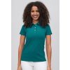 Dámske POLO tričko - smaragd (Veľkosť XS)