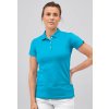 Dámske POLO tričko - tyrkys (Veľkosť XL)
