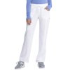 Dámske rovné nohavice INFINITY - biela (Veľkosť XXS)