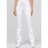 Dámske STRETCH nohavice na gombík - biele (Veľkosť čísla 32)