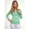 Dámske tričko s dhým rukávom - mint (Veľkosť XS)