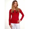 Dámske tričko s dlhým rukávom - červené (Veľkosť XS)