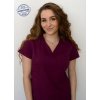 Zdravotnícka blúza CAPRI Grey´s Anatomy Stretch - vínová (Veľkosť XS)