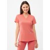 Zdravotnícka blúza RAYON - korálová (Veľkosť XS)