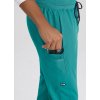 Zdravotnícke nohavice HUDSON GREY´S - modrozelené (Veľkosť XS)