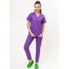 Zdravotnícke nohavice Sunrise Basic FRESH - fialové (Veľkosť XS)
