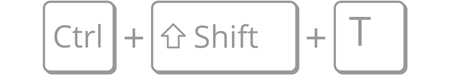 ctrl-shift-t