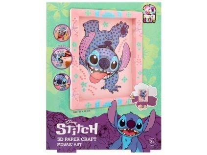 3D MOZAIKA UMĚNÍ STITCH (Velikost uni)