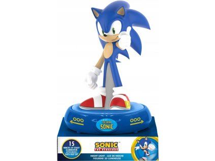 3D NOČNÍ LAMPIČKA SONIC (Velikost uni)