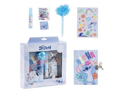 DÁRKOVÁ SADA DIÁŘ S DOPLŃKY STITCH (Velikost uni)