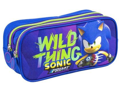 DVOUKOMOROVÝ POUZDROVÝ PENÁL SONIC (Velikost uni)