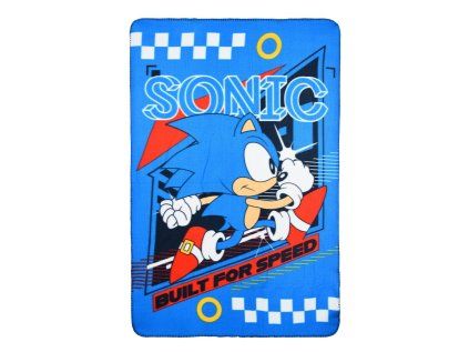 FLÍSOVÁ DEKA  SONIC (Velikost uni)