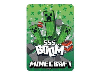 FLÍSOVÁ DEKA MINECRAFT (Velikost uni)