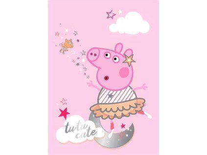FLÍSOVÁ DEKA PEPPA PIG (Velikost uni)