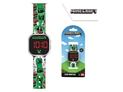 LED HODINKY MINECRAFT (Velikost uni)