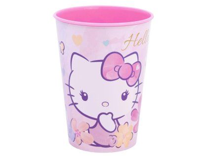 PLASTOVÝ KELÍMEK HELLO KITTY (Velikost uni)