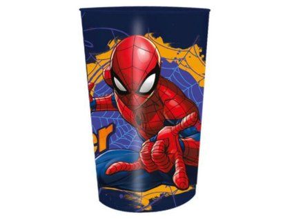 PLASTOVÝ KELÍMEK SPIDERMAN (Velikost uni)