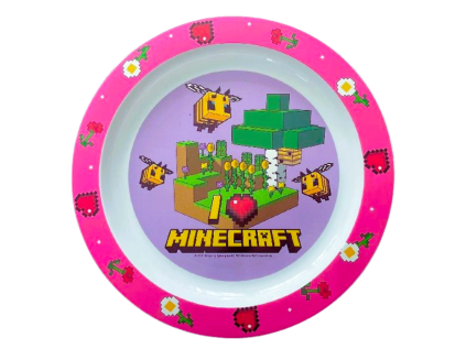 PLASTOVÝ TALÍŘ MINECRAFT (Velikost uni)