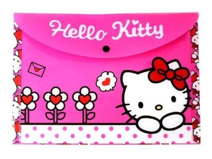 SLOŽKA  NA SEŠITY HELLO KITTY (Velikost uni)