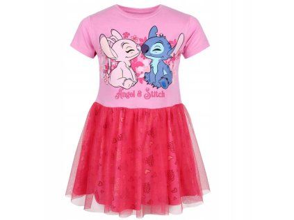 ŠATY LILO A STITCH (Velikost 128)