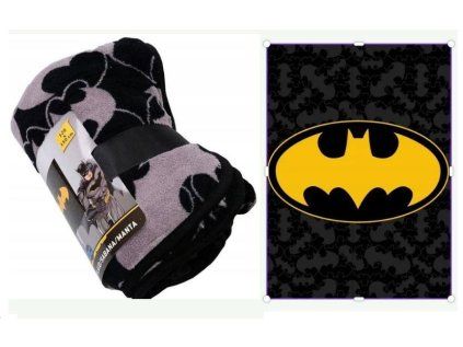 XL FLÍSOVÁ DEKA BATMAN (Velikost uni)