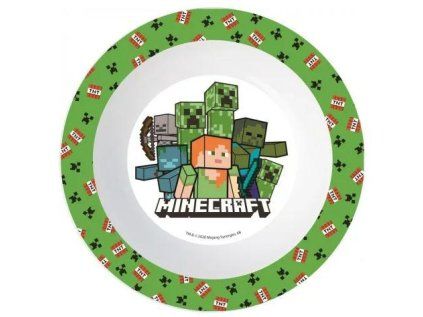 PLASTOVÁ MISKA MINECRAFT (Velikost uni)