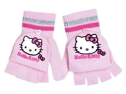 RUKAVICE DVA V JEDNOM HELLO KITTY (Velikost uni)