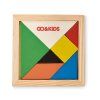 Dřevěné puzzle Tangram MO6693-40