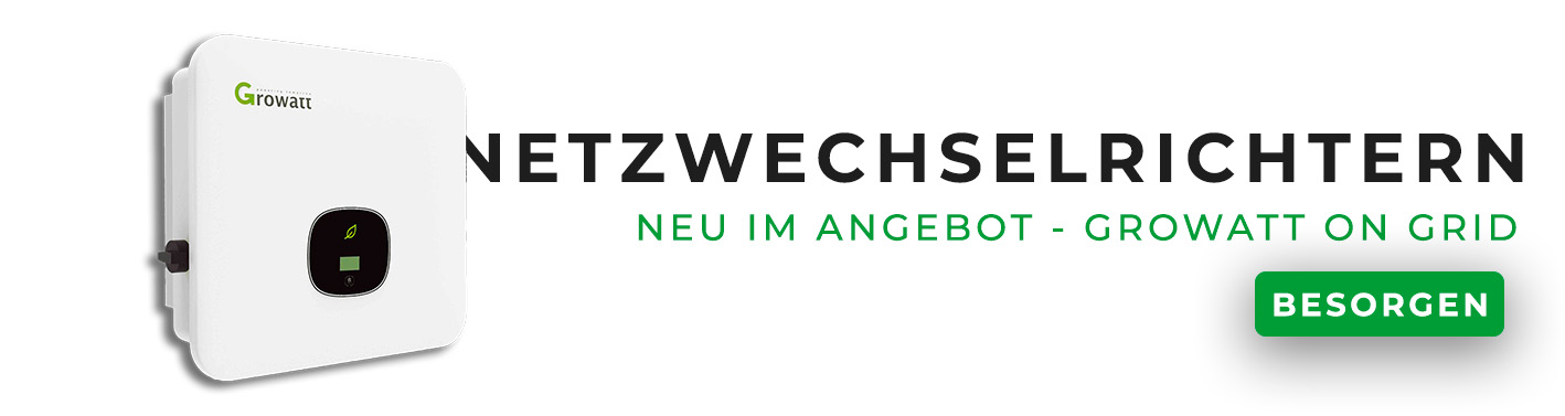 Netzbetriebener Growwatt-Wechselrichter
