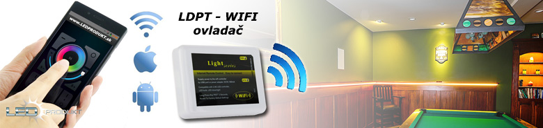 WIFI ovladač pro LED osvětlení