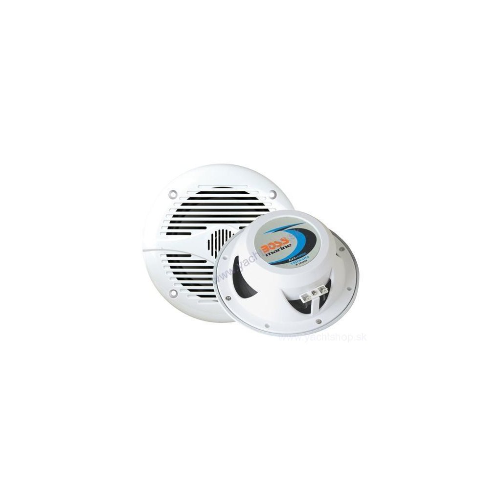 BOSS MARINE dvojpásmové reproduktory MR50W biele, 150W, pár