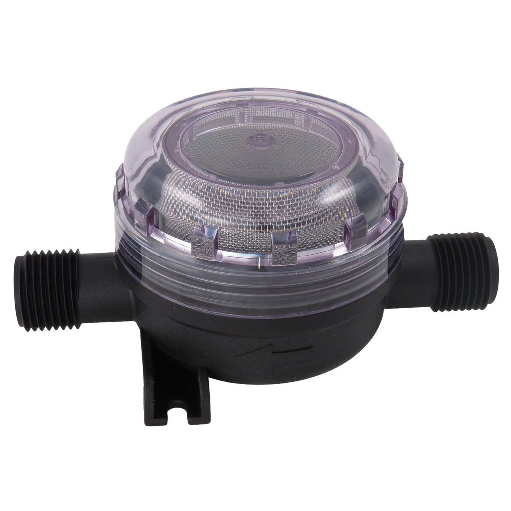 FLOJET Filter na vodu priamy s 1/2" vývodmi na závit  KIT MODEL 01740004 INLINE STRAINER