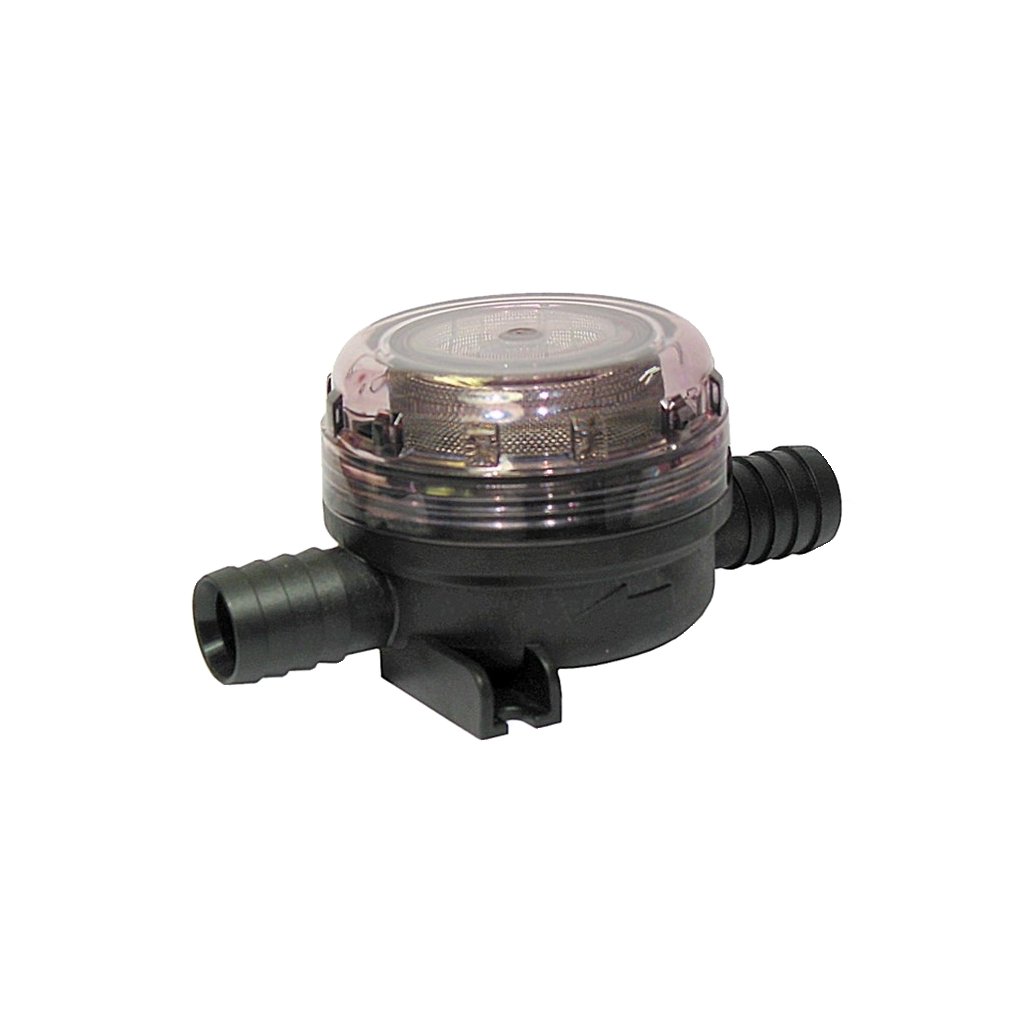 JABSCO Filter na vodu priamy s 3/4" vývodmi na hadicu  46400-0000 Filter pre manuálne a elektrické pumpy v toaletách