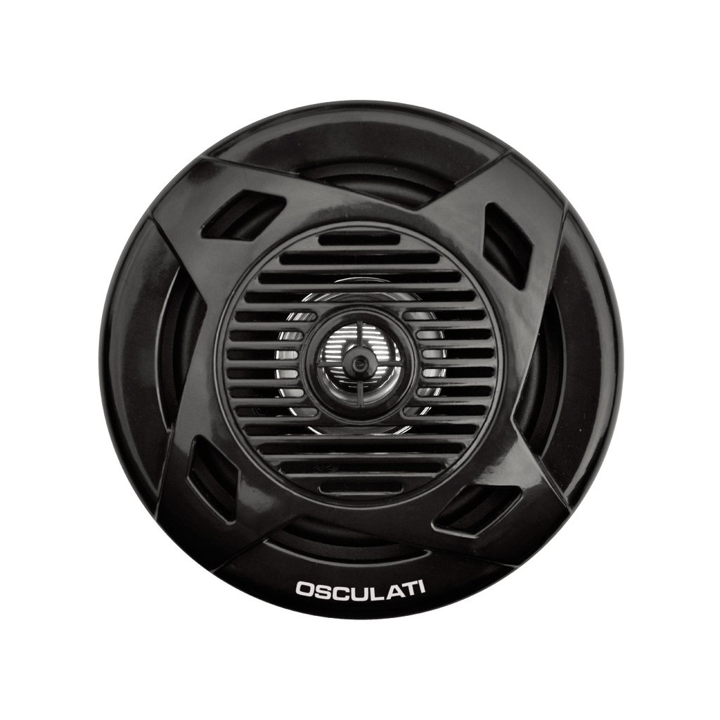 OSCULATI Reproduktory 2 x 40 W čierne 5,25"