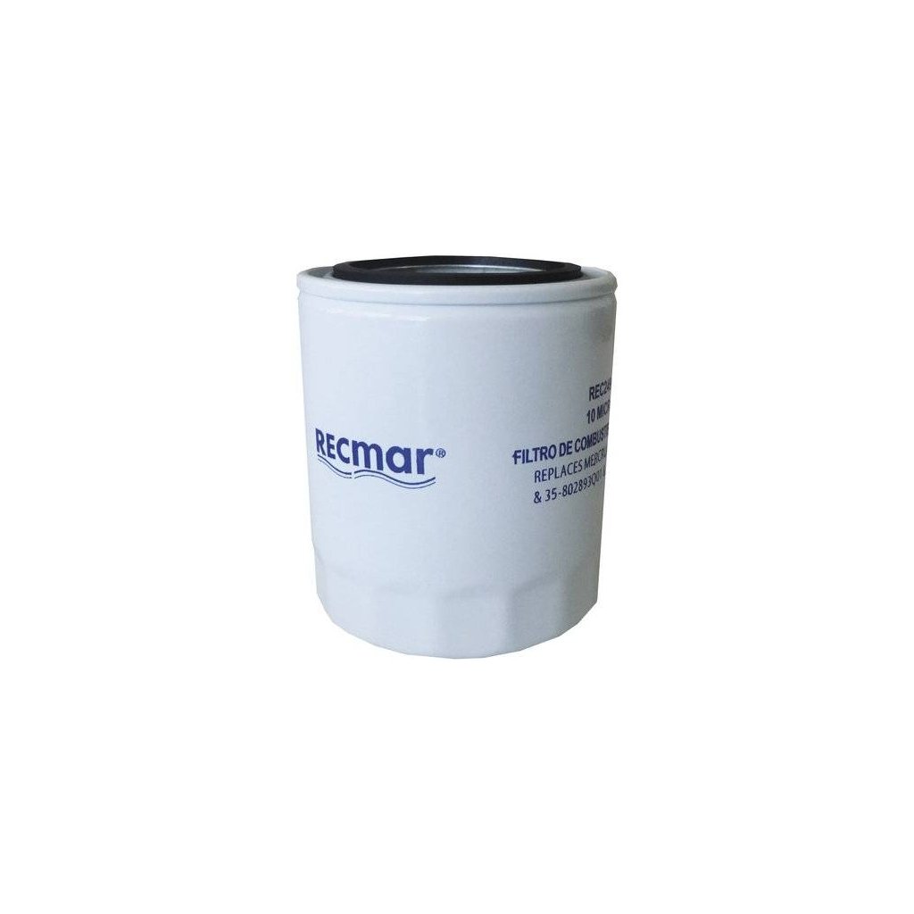 RECMAR Palivový filter Water Separator 10 mikrónov  Water separating fuel filter spin-on 10 micron