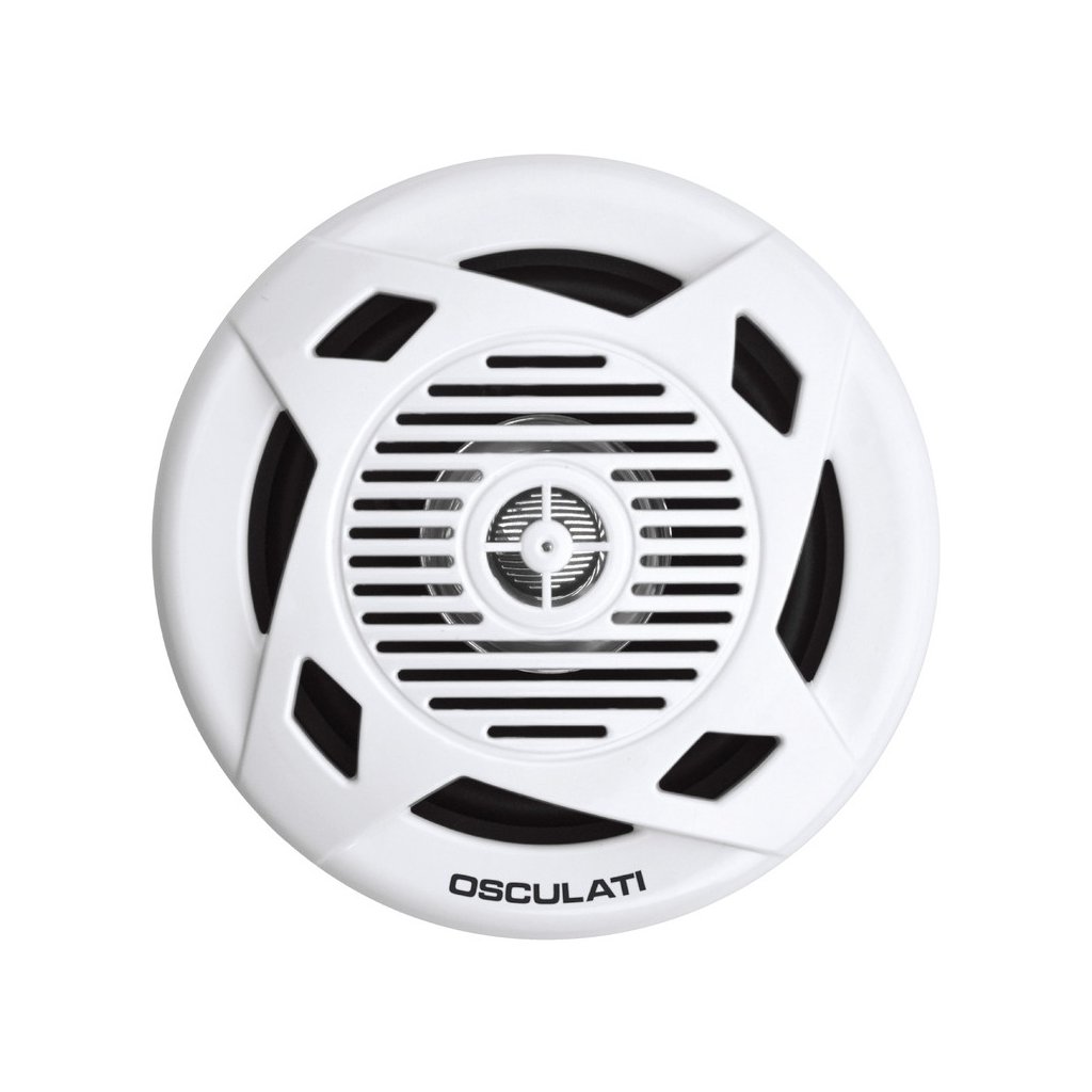 OSCULATI Reproduktory 2 x 30 W biele 4"