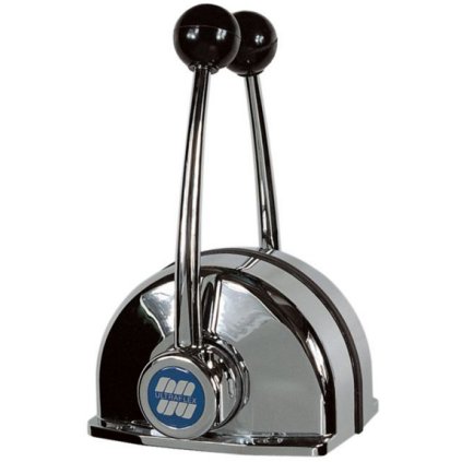 ULTRAFLEX B104 Riadiaca dvojpáka chróm, vrchná montáž  SCHALTBOX - Twin lever top mount controls