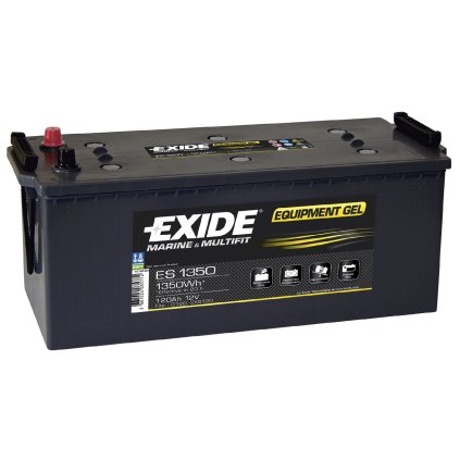EXIDE gélová štartovacia batéria ES1350, 12 V, 120 Ah, 620 A  EXIDE Equipment GEL - MARINE - MULTIFIT (ES 1350)