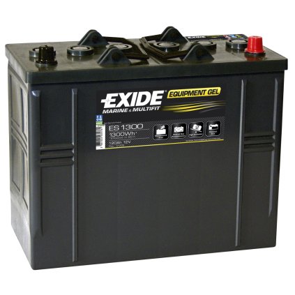 EXIDE gélová štartovacia batéria ES1300, 12 V, 120 Ah, 750 A  EXIDE Equipment GEL - MARINE - MULTIFIT (ES 1300)